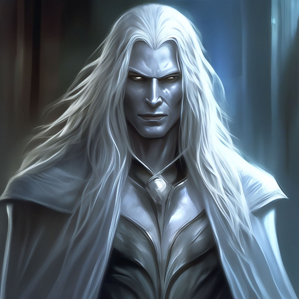 Portrait of a male Wraith from the …” — image created in Shedevrum