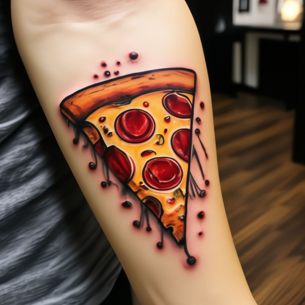 Кто делает татуировку Доминос Пицца?