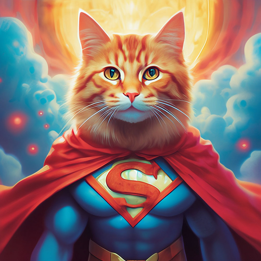 Супер кошка» — создано в Шедевруме