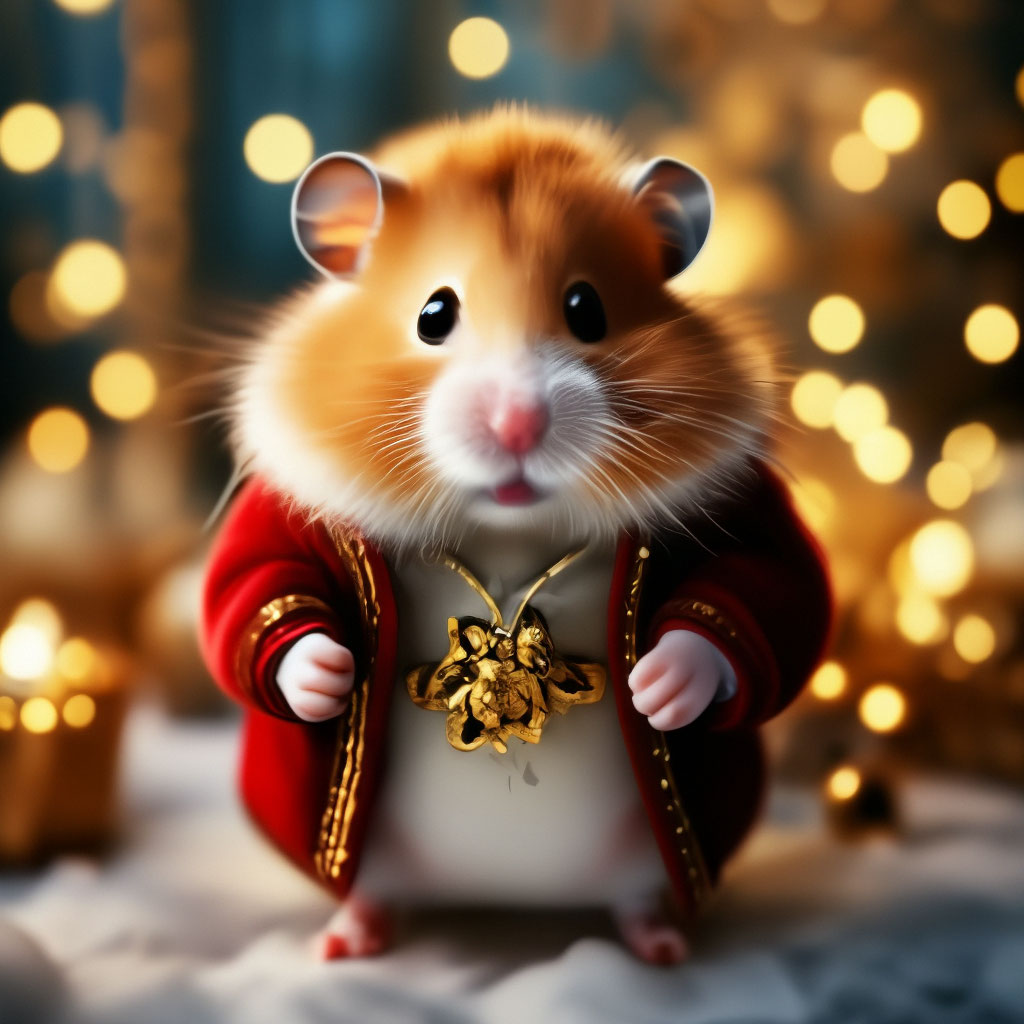 Новогодние хомяки