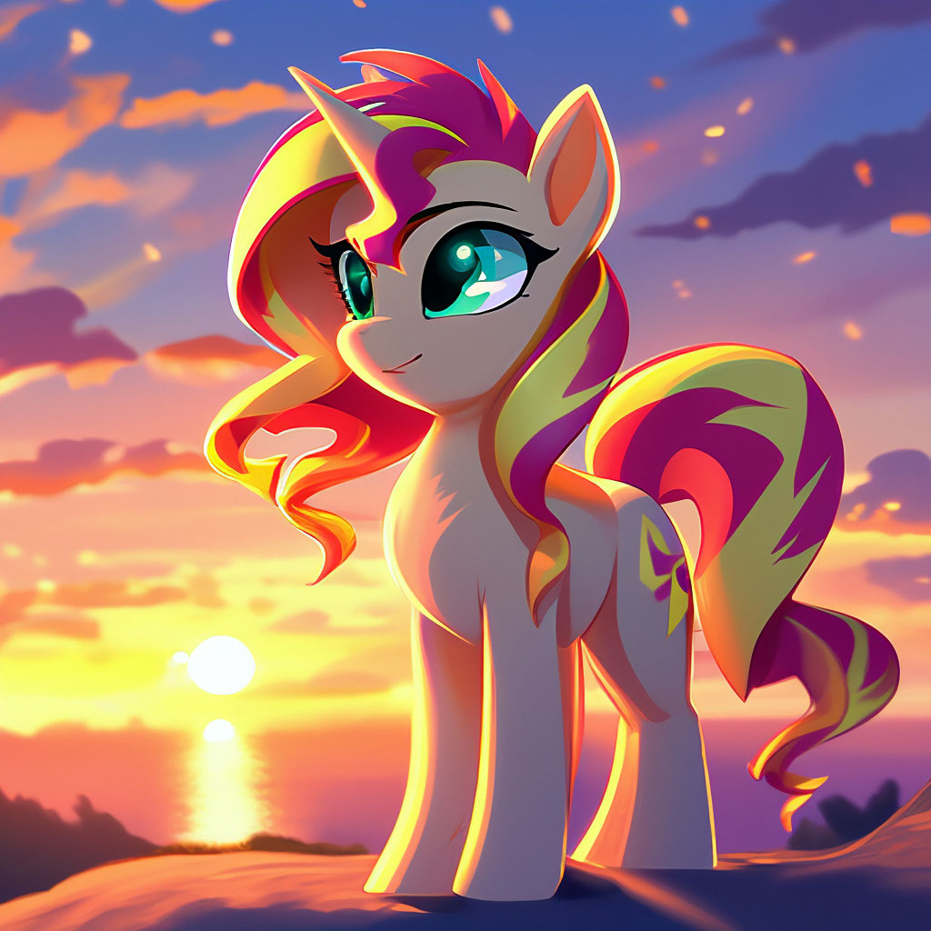 Sunset my hot sale little pony