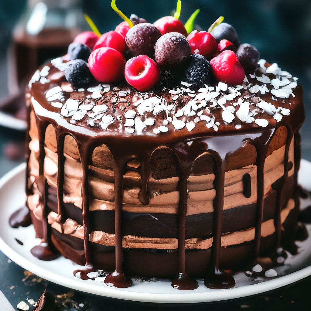Шоколадный торт на кефире - рецепт с фото пошагово + отзывы