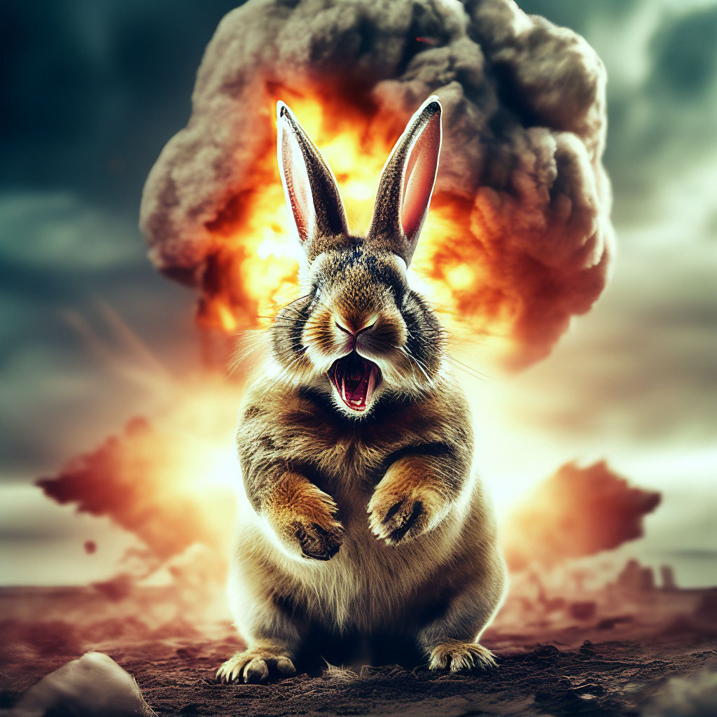 Злобный кролик (40 фото)