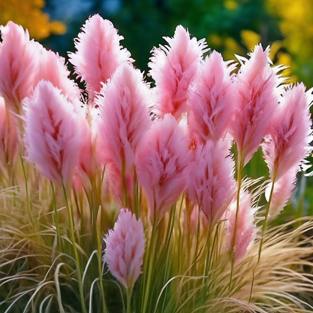 Pink Pampas Grass Seeds  Идеи посадки растений, Посадка цветов, Посадка  деревьев