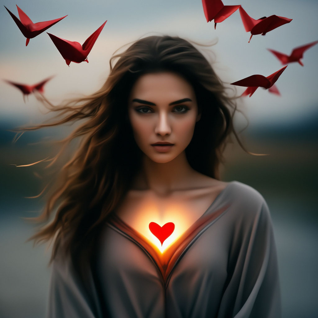 Серия "Мои Стихи" Складываю Сердце…» — Создано В Шедевруме