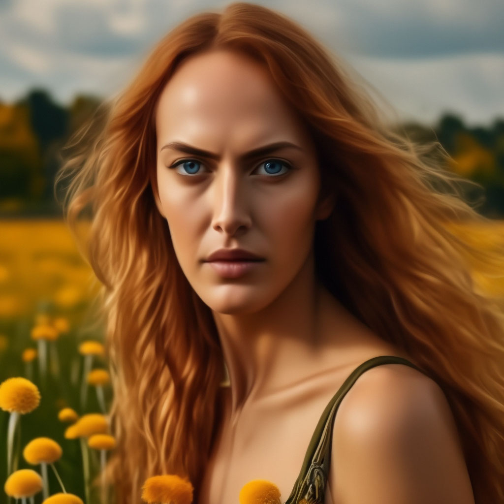 Поле Одуванчиков — Пламенный Ковер, А…» — Создано В Шедевруме