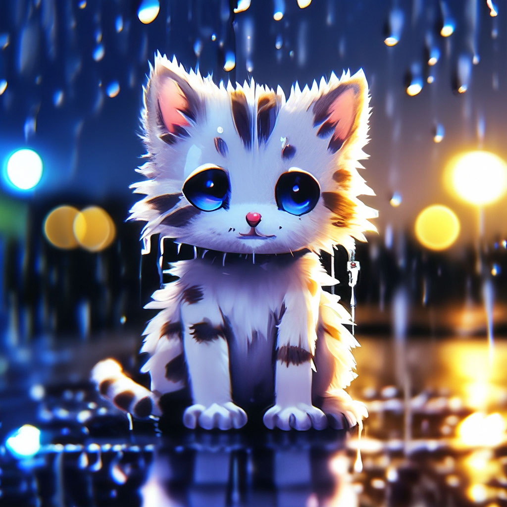 sad cute cat pictures