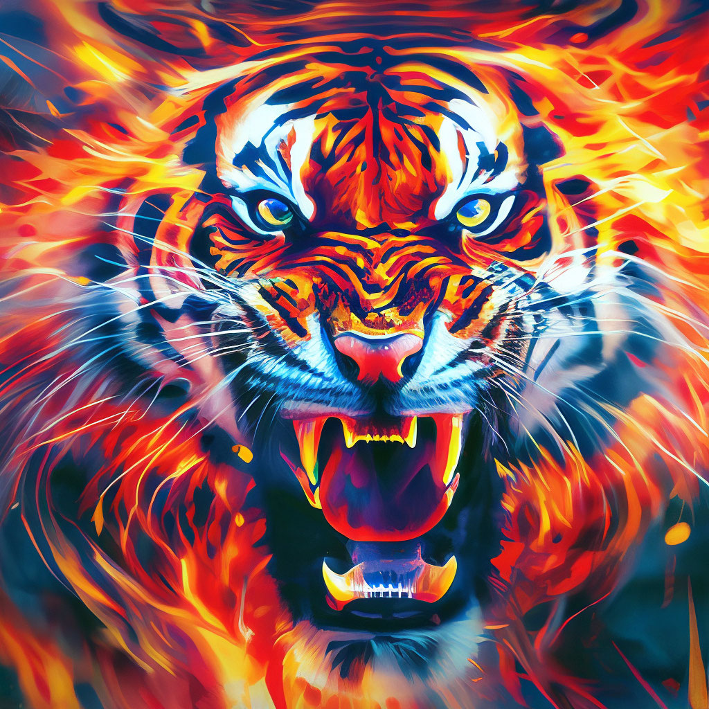 Fire tiger