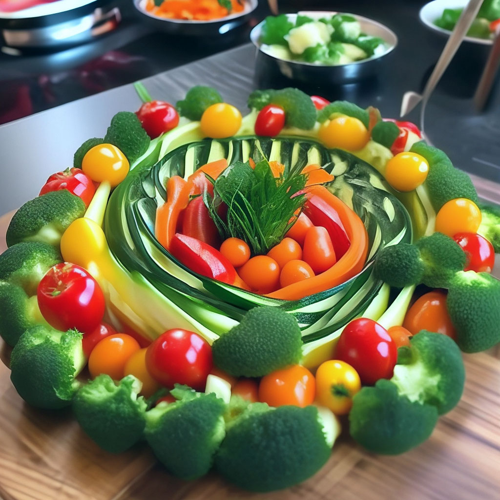 Карвинг – украшение блюд из фруктов и овощей