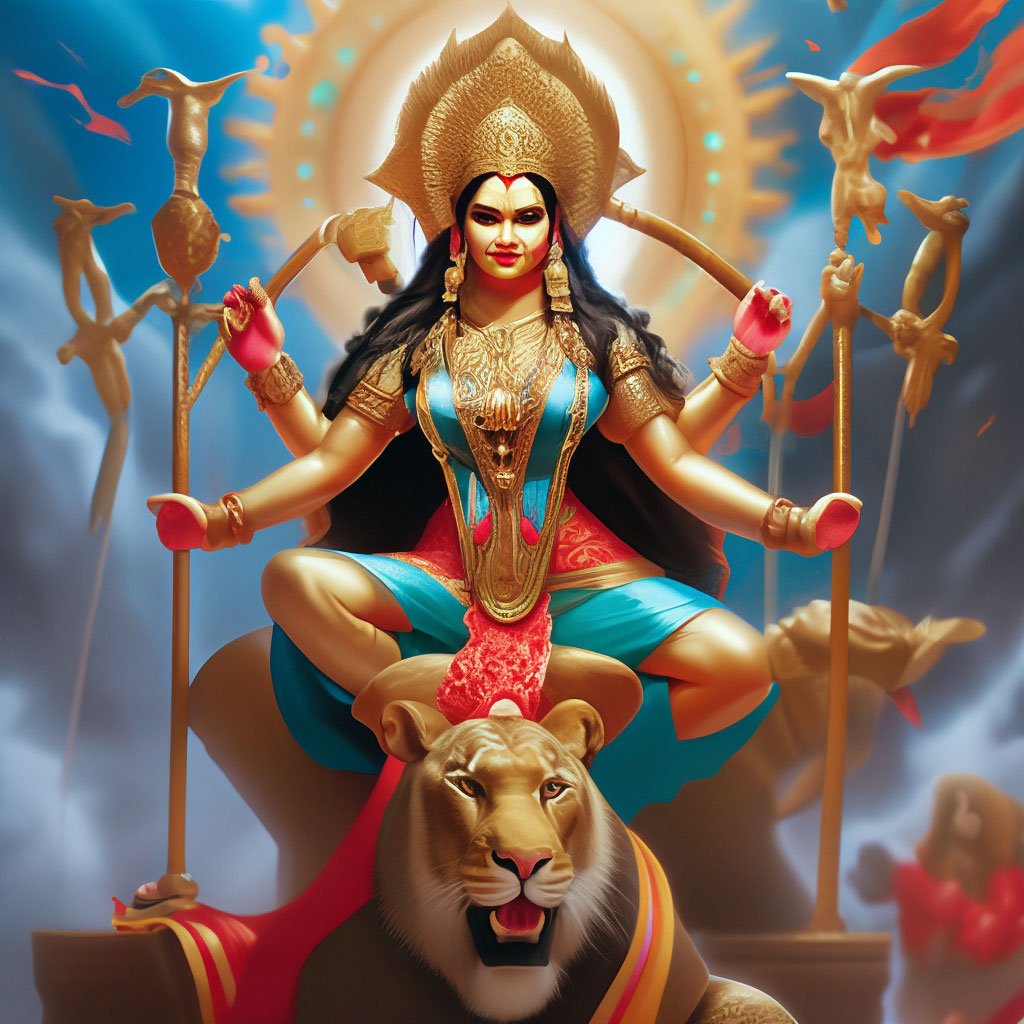 Goddess Durga digital art