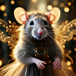 «@R@Rat-Furry-Rat-fairy,delicate beautiful, Dressed in the most ...