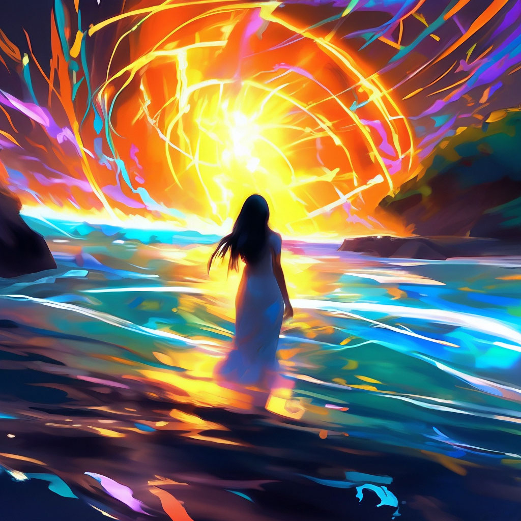 «Game paints splash portal fractals lights water screen shot colour ...