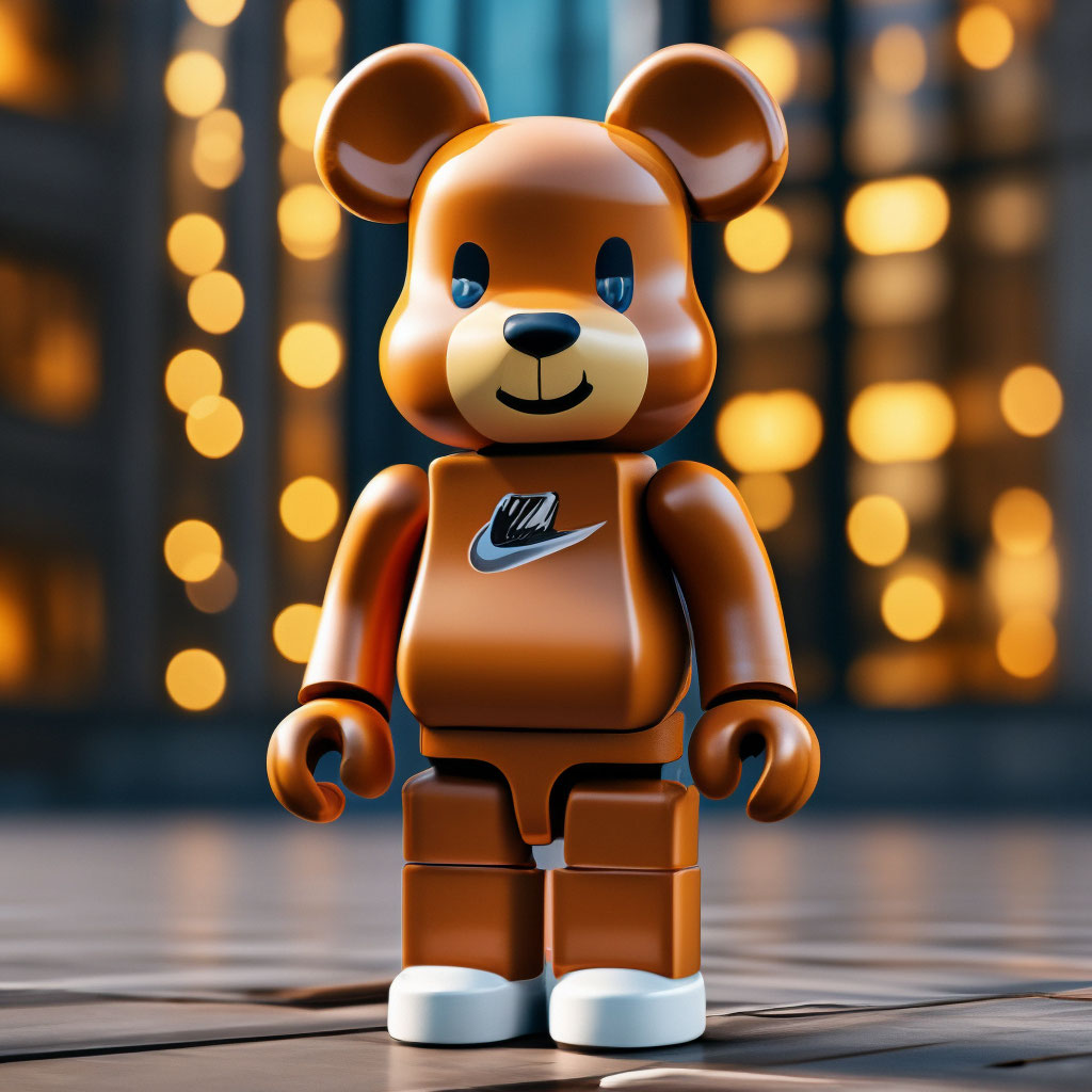 Nike cheap bearbrick sb