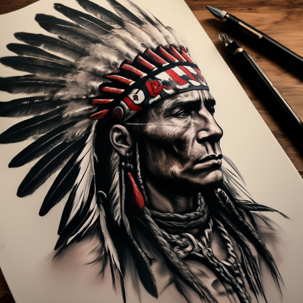 Индейские тату – рисунки с традициями