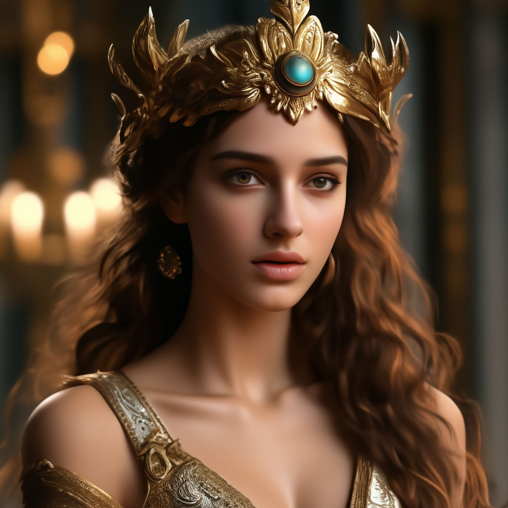 Hera, beautiful goddess, aesthetic, …» — создано в Шедевруме