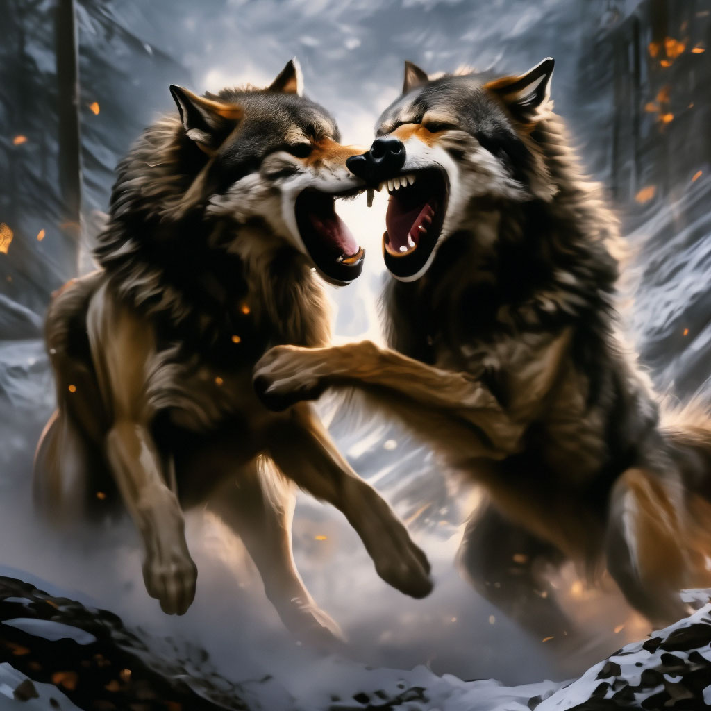 Wolves Fighting For Alpha Drawings Wolves Prove We've Got