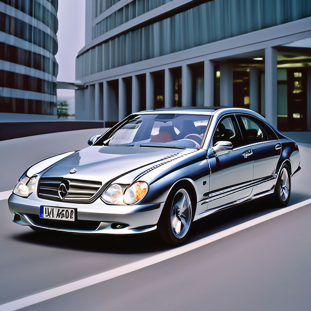 Mercedes s-class модель 2000 года …» — создано в Шедевруме