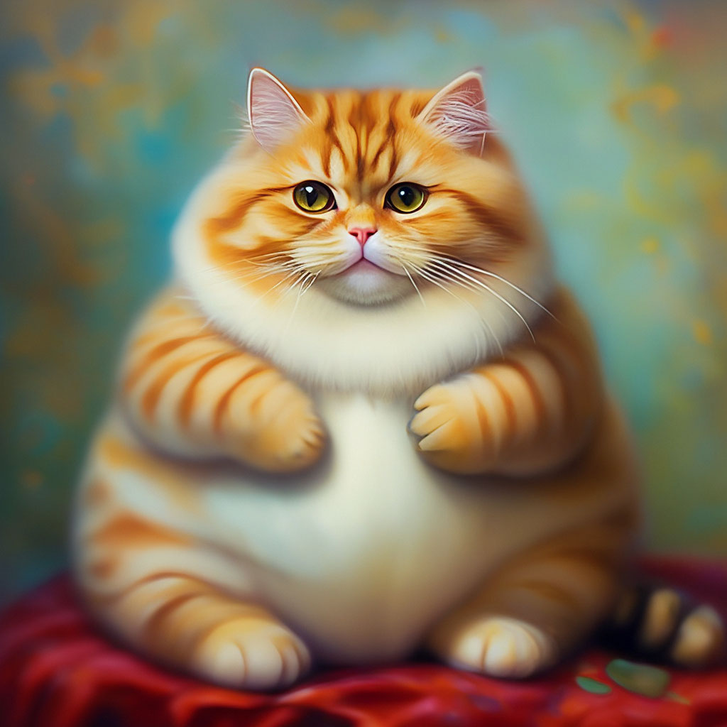 Толстый котенок» — создано в Шедевруме
