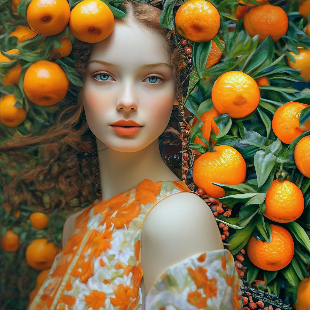Солнечный мандариновый сад