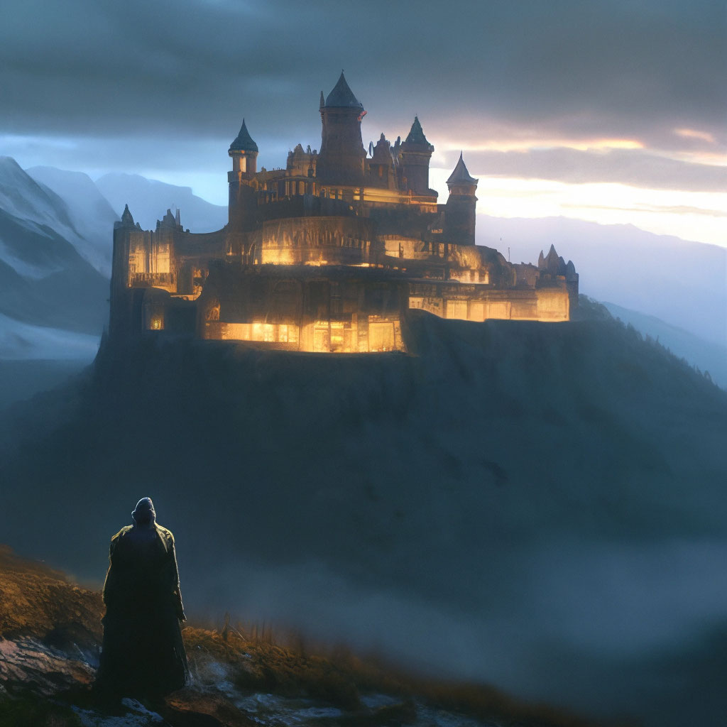 «Дремлет за горой мрачный замок мой…» — создано в Шедевруме