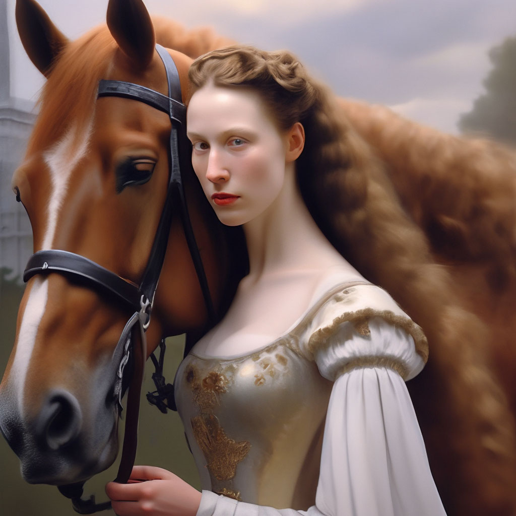 Екатерина 2 с конем» — создано в Шедевруме