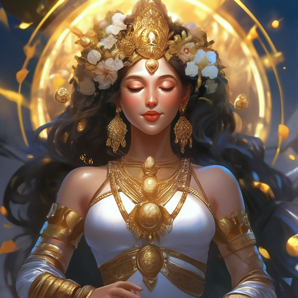 Hera, beautiful goddess, aesthetic, …» — создано в Шедевруме