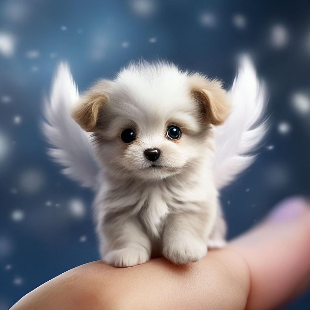 Cute tiny fluffy puppies hotsell