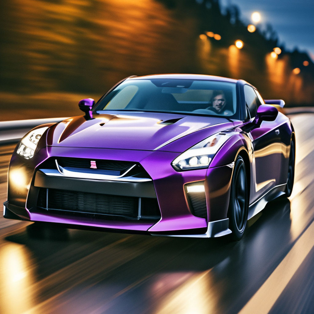 Nissan GT-R R35 авто 2015 …» — картинка создана в Шедевруме