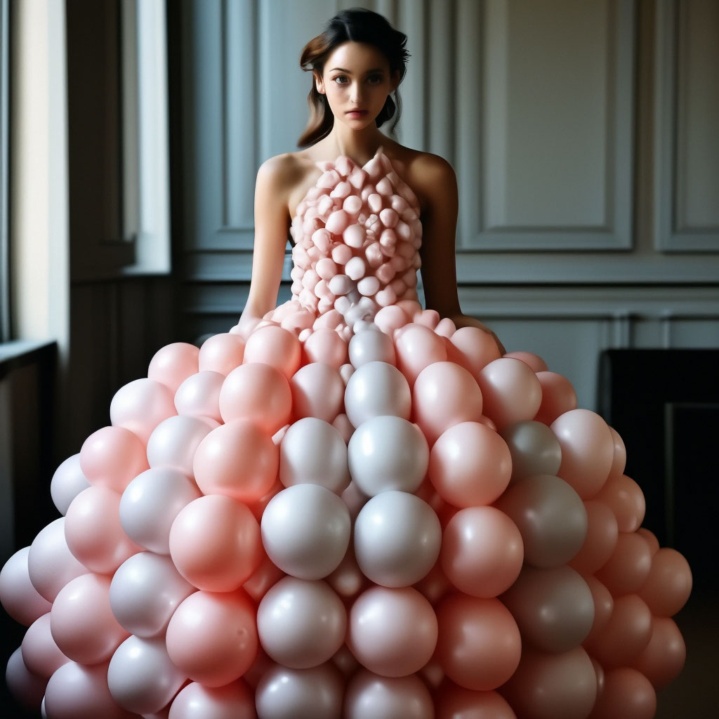 Платья из воздушных шаров