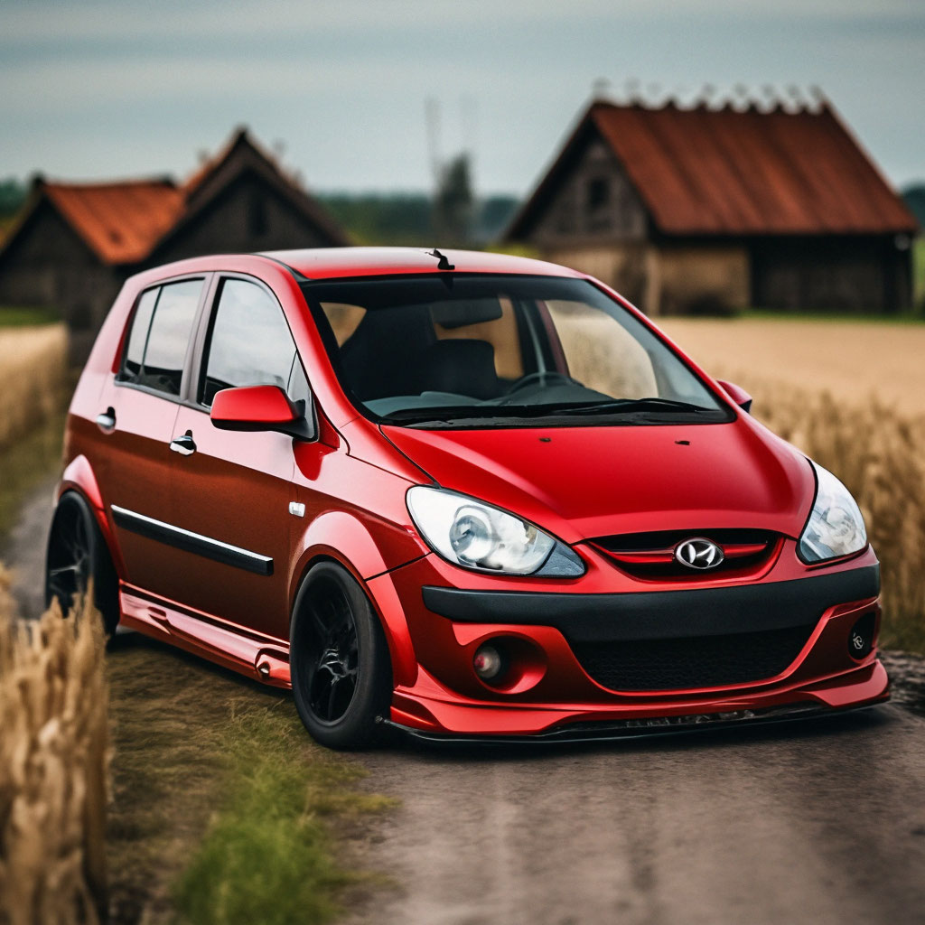 Hyundai Getz Tuning Reddrift on   created in Shedevrum