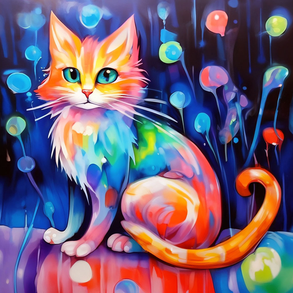 Коты рисунки