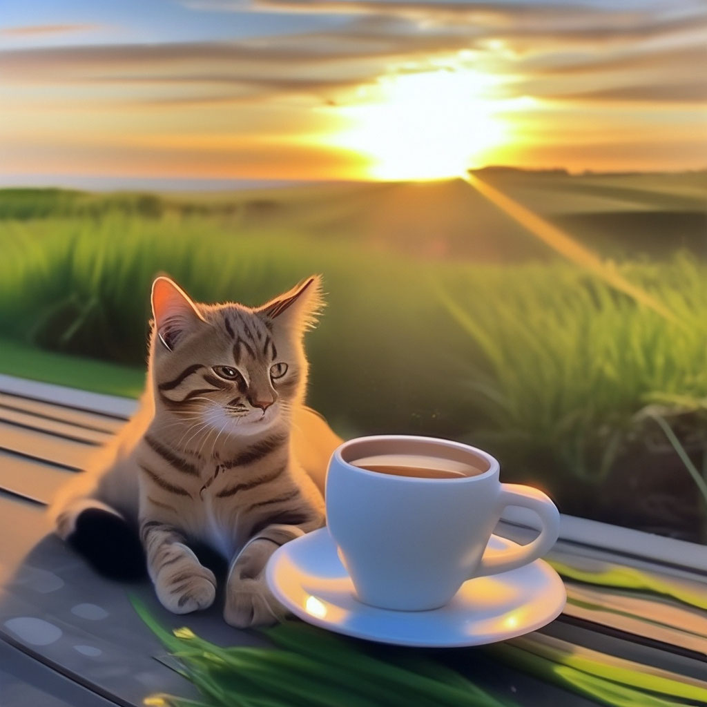 Доброе утро с котиками