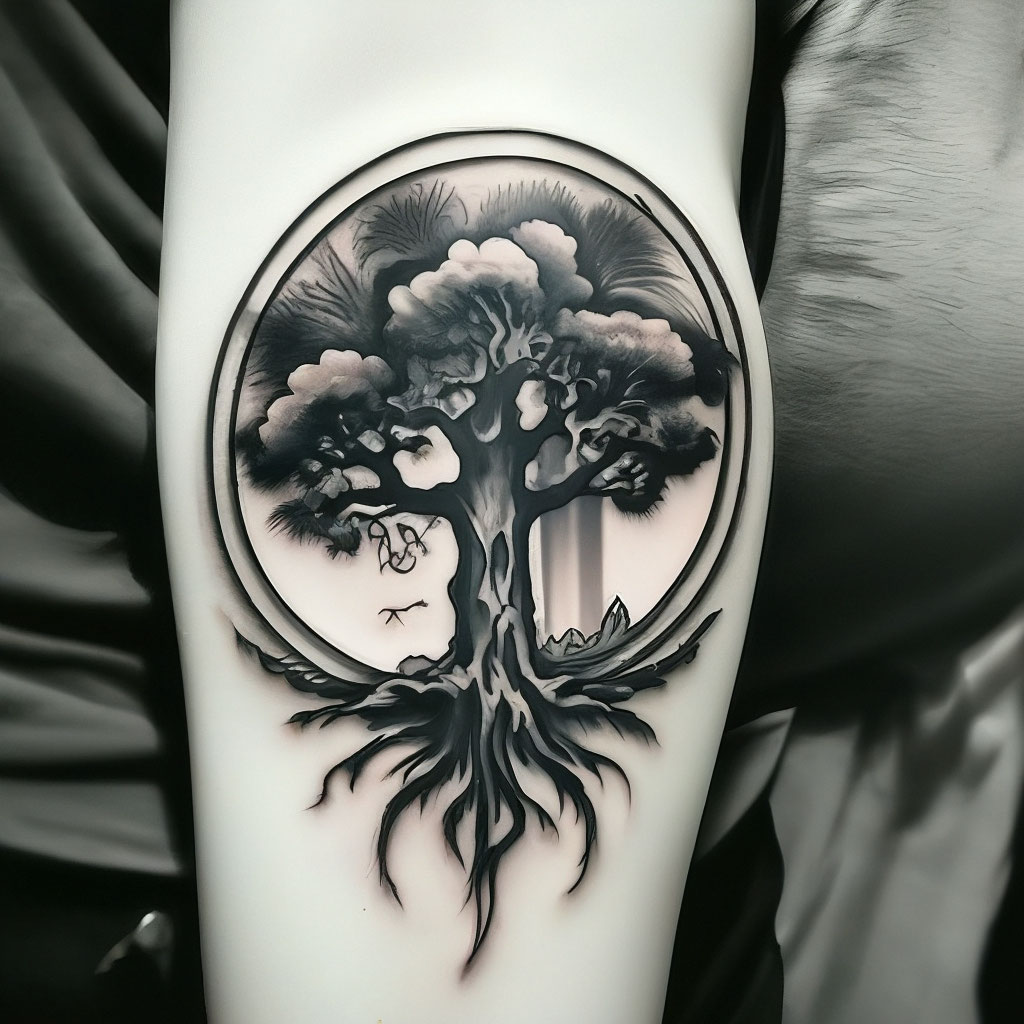 Тату Дерево — Татуировки с Деревьями для Мужчин и Женщин