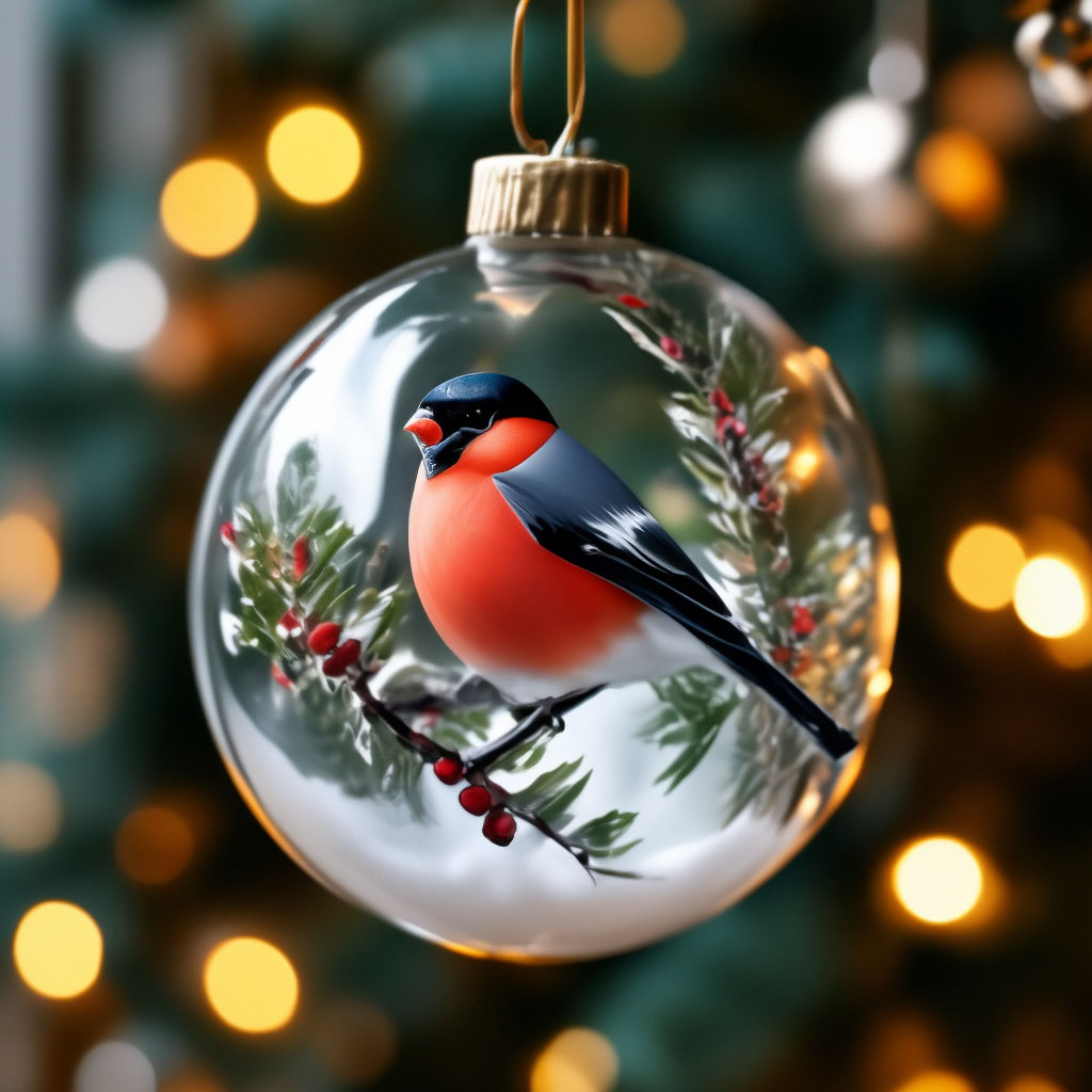 Большой Прозрачный Шар Висит На …» — Создано В Шедевруме