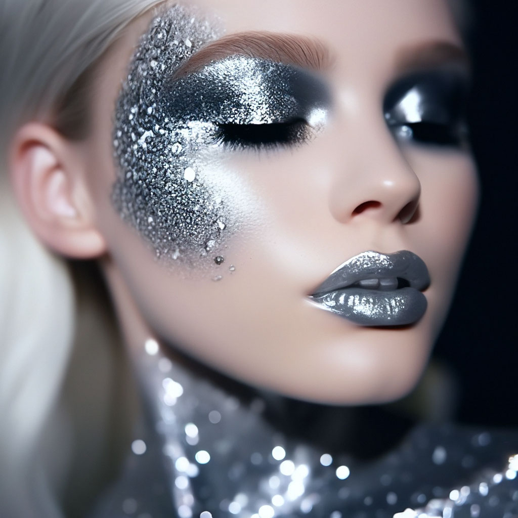 Серебряные стрелки как у Бейонсе — самый модный бьюти-тренд в макияже глаз на осень | theGirl