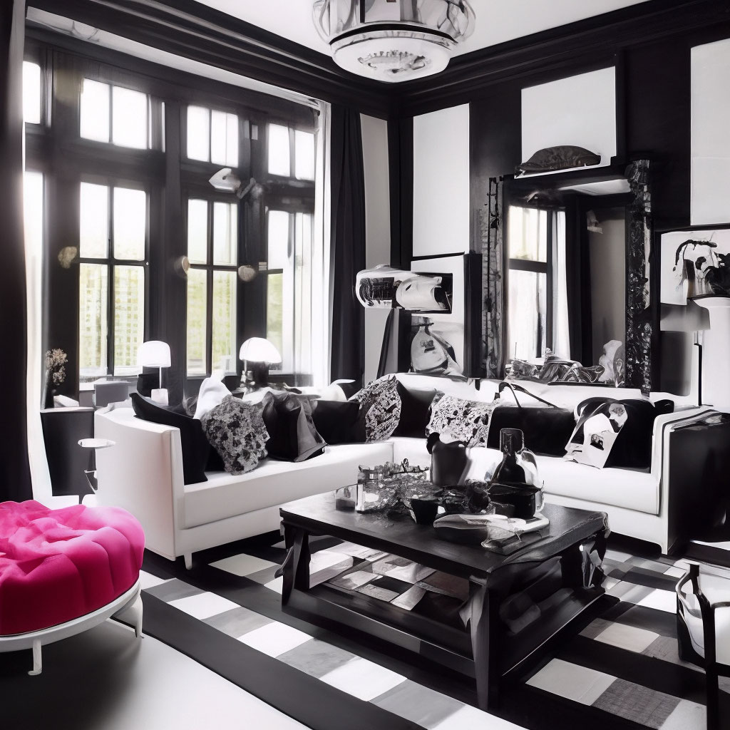Black & White Interiors | Черно-белые интерьеры