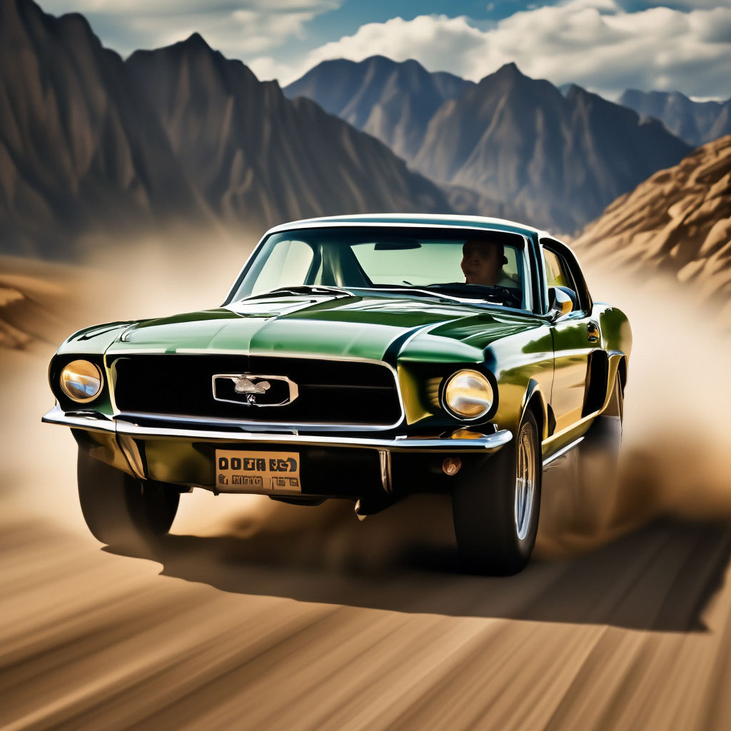 Ford Mustang 1967 капот