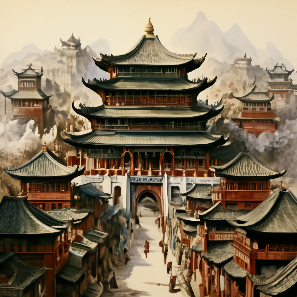 Chinese architecture, China architecture, Asian architecture
