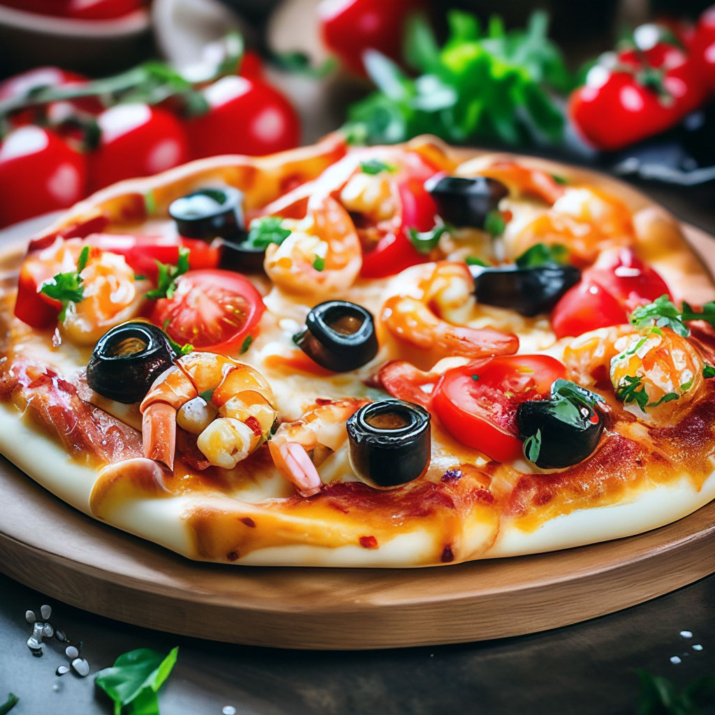 Пицца с морепродуктами - 7 рецептов в домашних условиях с пошаговыми фото