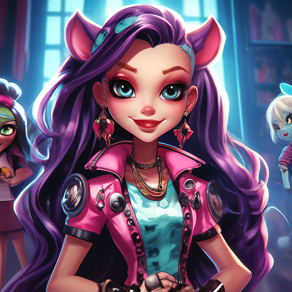 Docha&Mama Набор шьем из фетра чехол для телефона Фрэнки Monster High