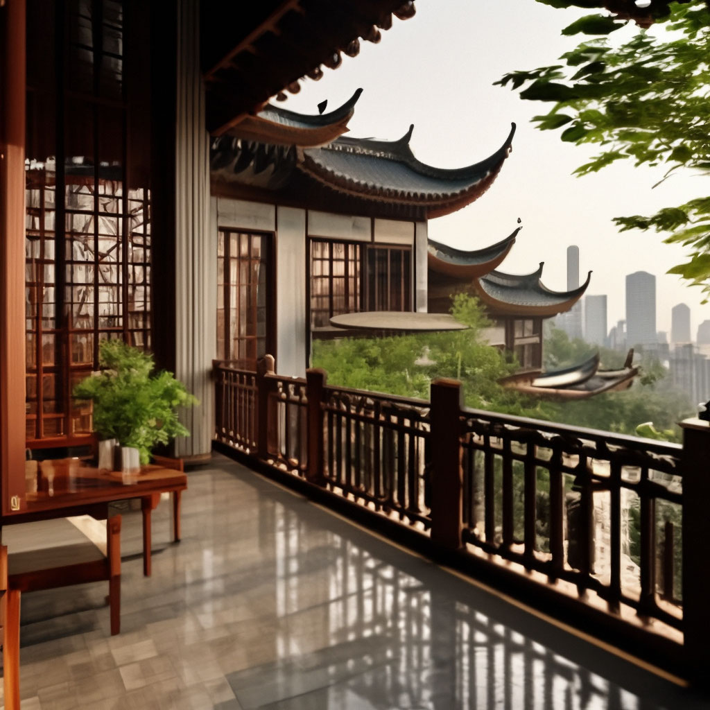 Китайский стиль в интерьере загородного дома