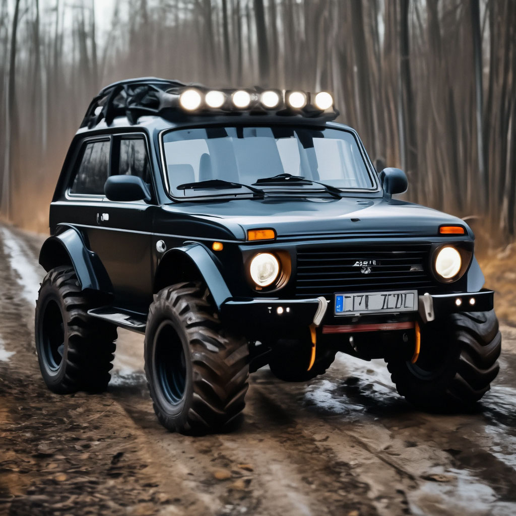 LADA Niva Monster: немцы превратили внедорожник в “монстра”