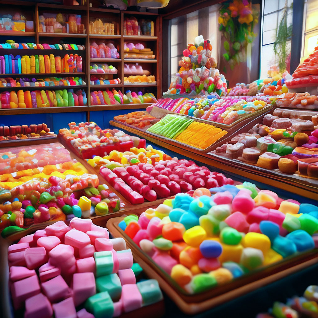 Много конфет и сладостей - 73 фото