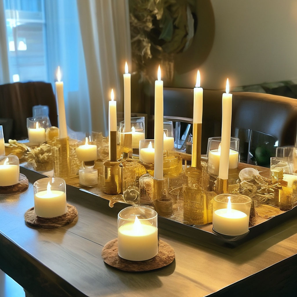 Свадебные свечи (семейный очаг)