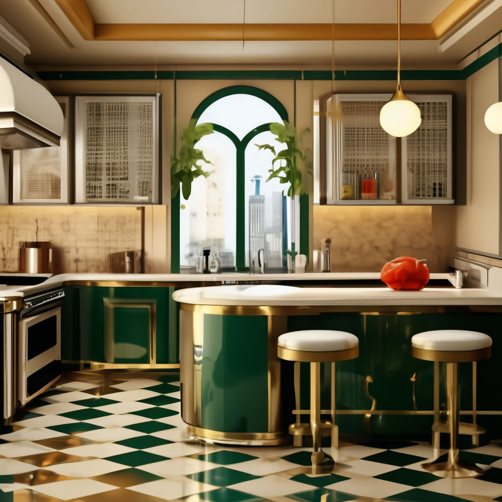 Кухня в стиле Ар-деко