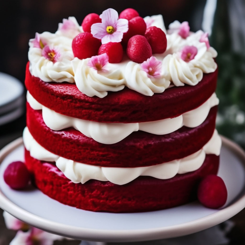 Красный бархат: рецепт праздничного торта