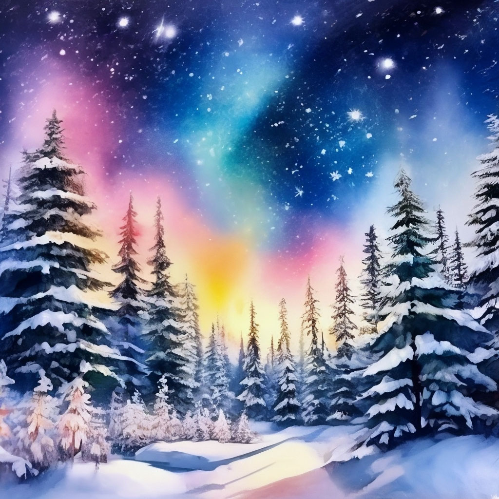 Зима в лесу раскраска - 60 фото