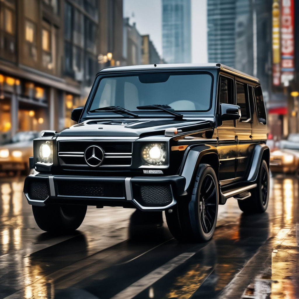 Mercedes Gelandewagen Brabus черный