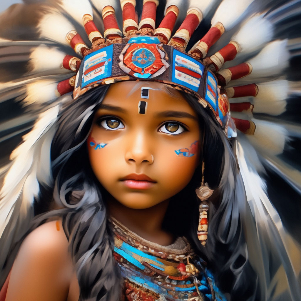 Фотографии женщин-индейцев (60 фото)
