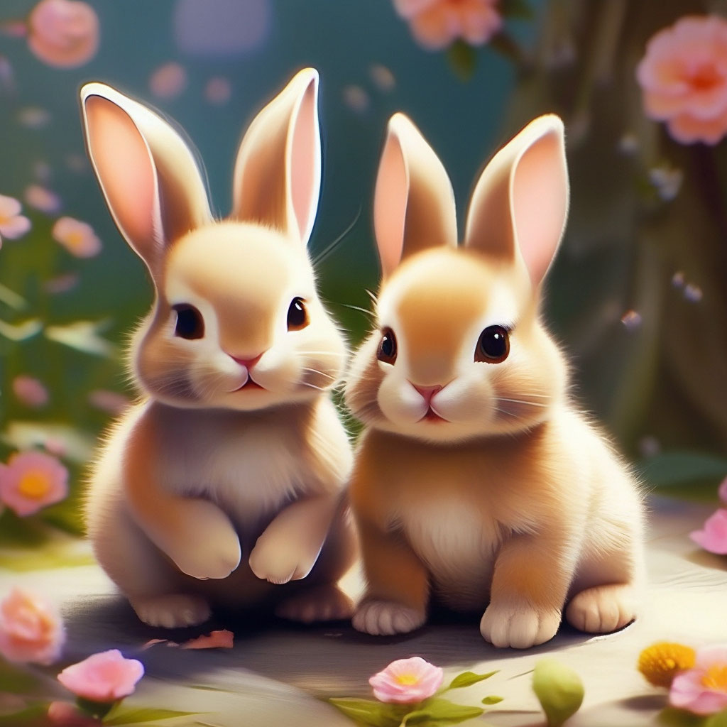 Картинки кроликов милых пушистых